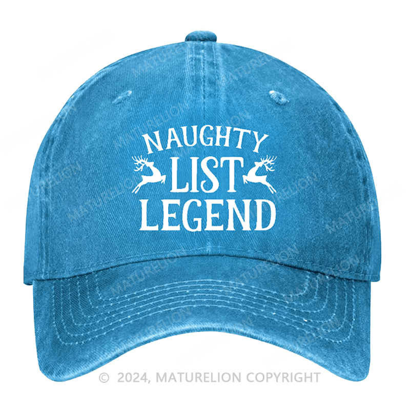 Maturelion Christmas Naughty List Legend Cap