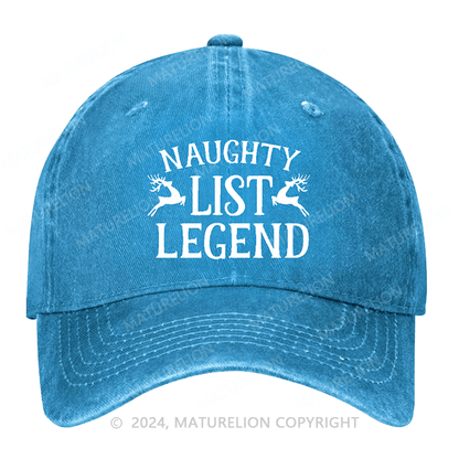 Maturelion Christmas Naughty List Legend Cap