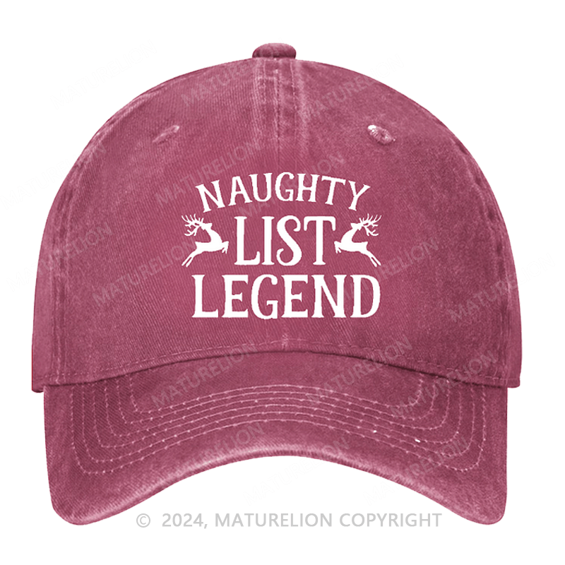 Maturelion Christmas Naughty List Legend Cap