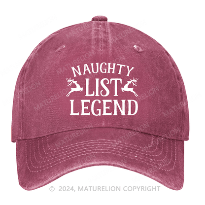 Maturelion Christmas Naughty List Legend Cap