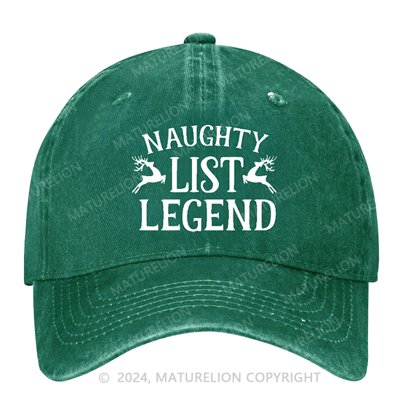 Maturelion Christmas Naughty List Legend Cap