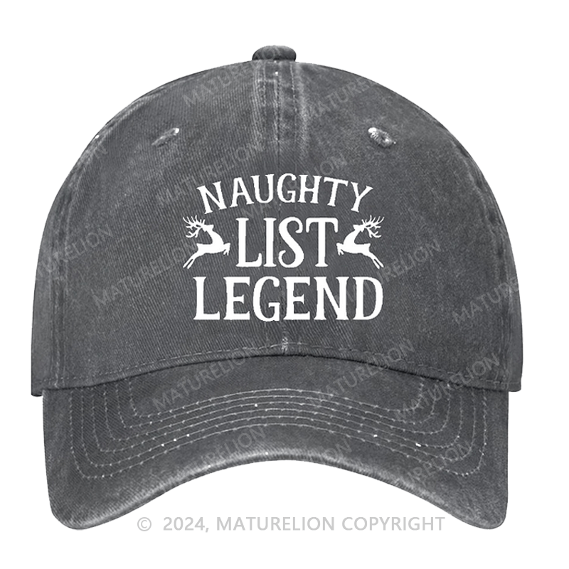 Maturelion Christmas Naughty List Legend Cap