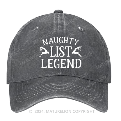 Maturelion Christmas Naughty List Legend Cap