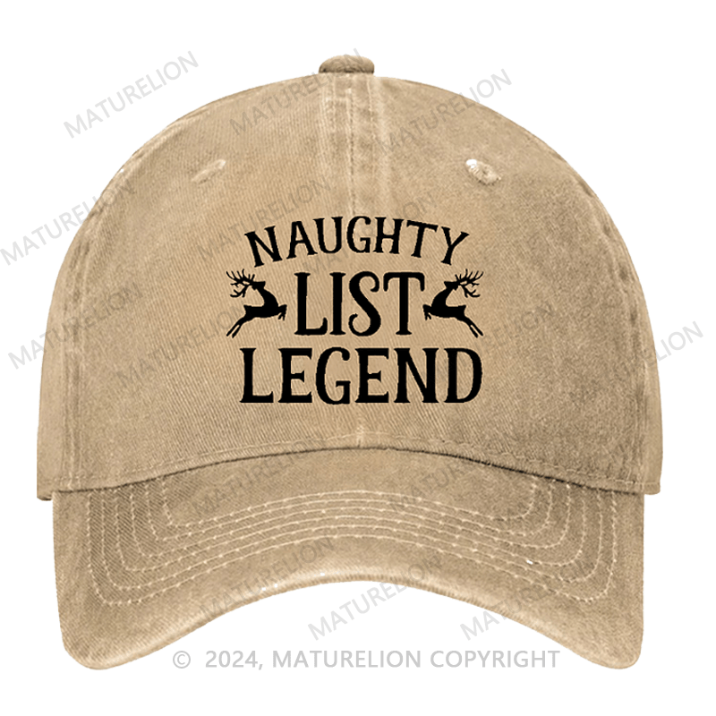 Maturelion Christmas Naughty List Legend Cap