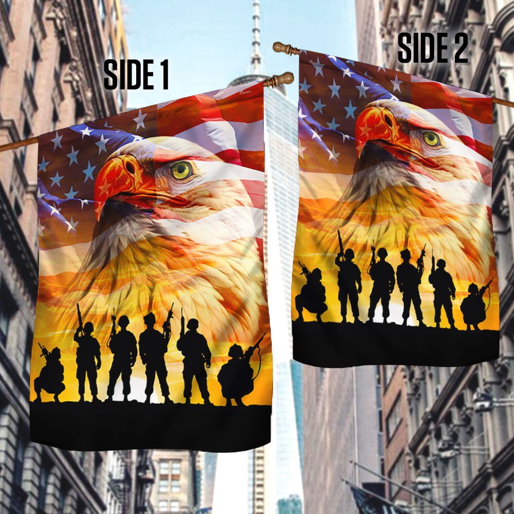 Veterans Flag, US Military QNN824F