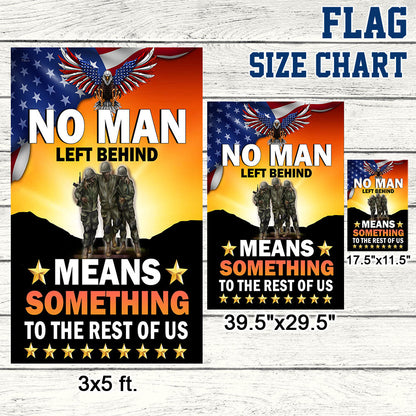 Veteran Flag No Man Left Behind Means Something To The Rest Of Us MLN1322F