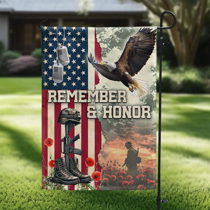 Memorial Day Veteran Remember & Honor Flag NNT02DTD