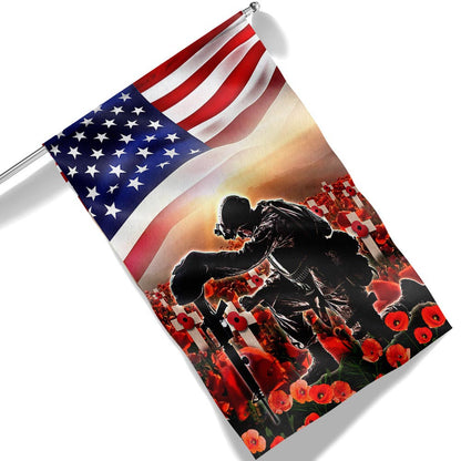 Memorial Day Veteran Remember and Honor Flag TPT759F
