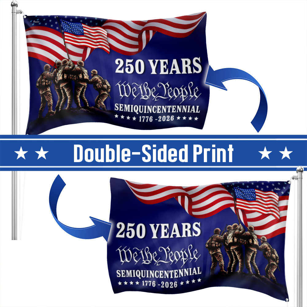 Flagwix American Flag - 250 Years We The People Semiquincentennial Grommet Flag