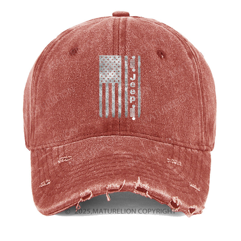 Maturelion American Jeep Washed Vintage Cap