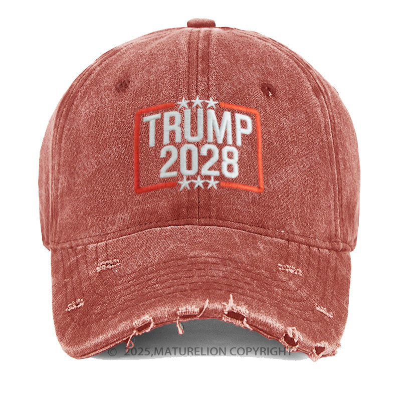 Maturelion Trump 2028 Washed Vintage Cap