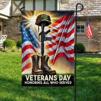 Veterans Day Honoring All Who Served Veteran Boots American Flag MLN3994F