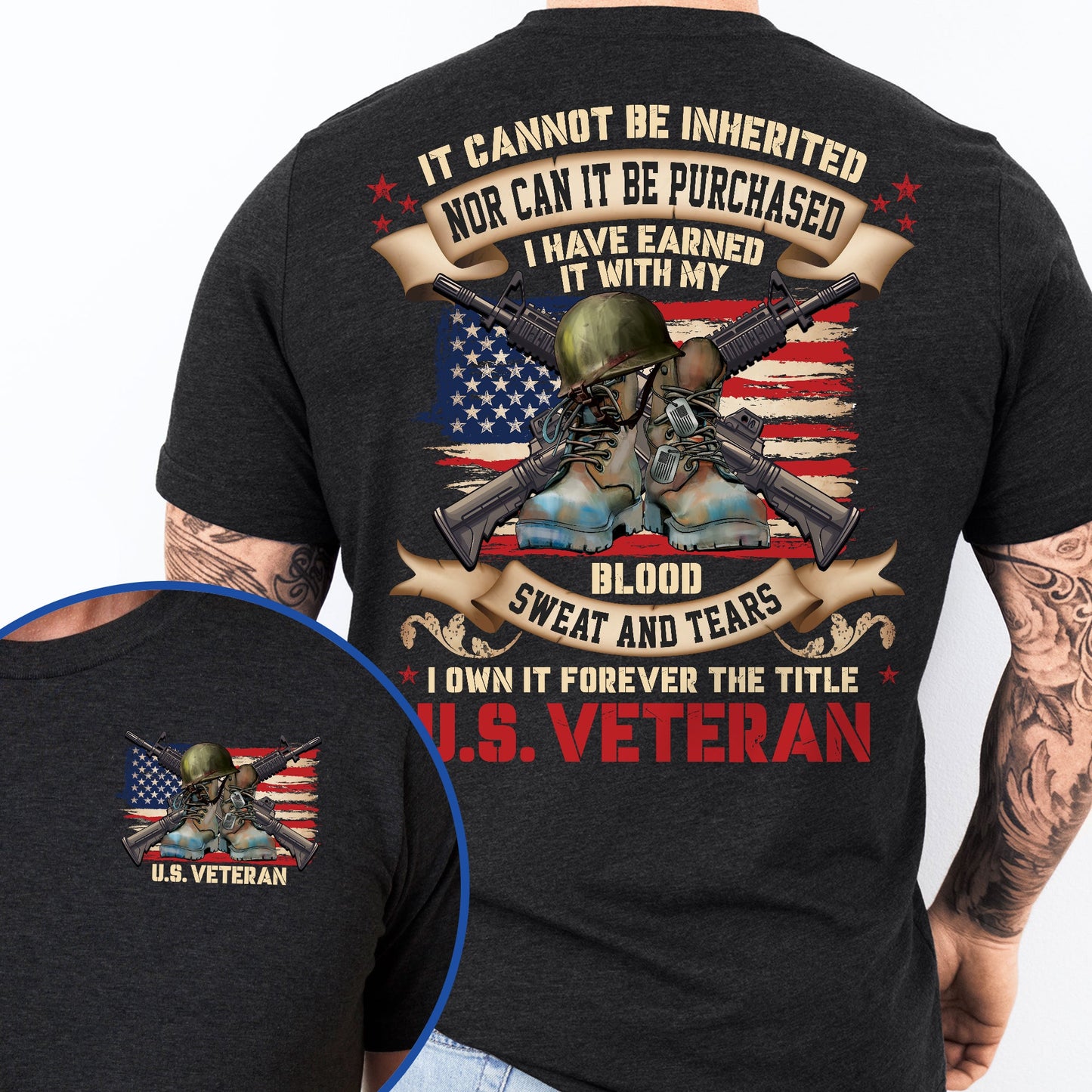 Veteran, I Own It Forever The Title U.S. Veteran T-Shirt TPT2338TS