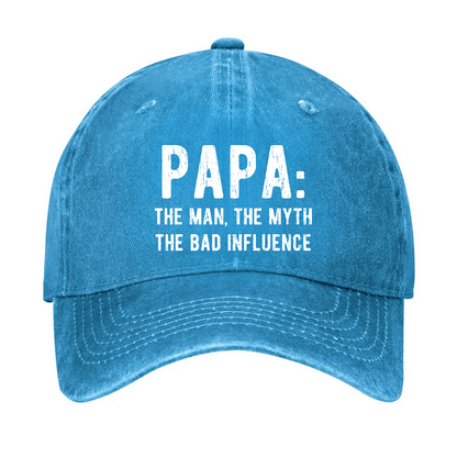Maturelion Papa The Man, The Myth The Bad Influence Cap