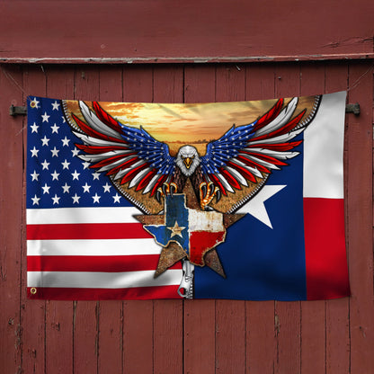Texas American Eagle Flag THN3533GF