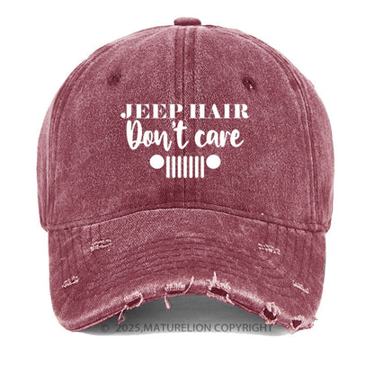 Maturelion Jeep Hair Don't Care Washed Vintage Cap