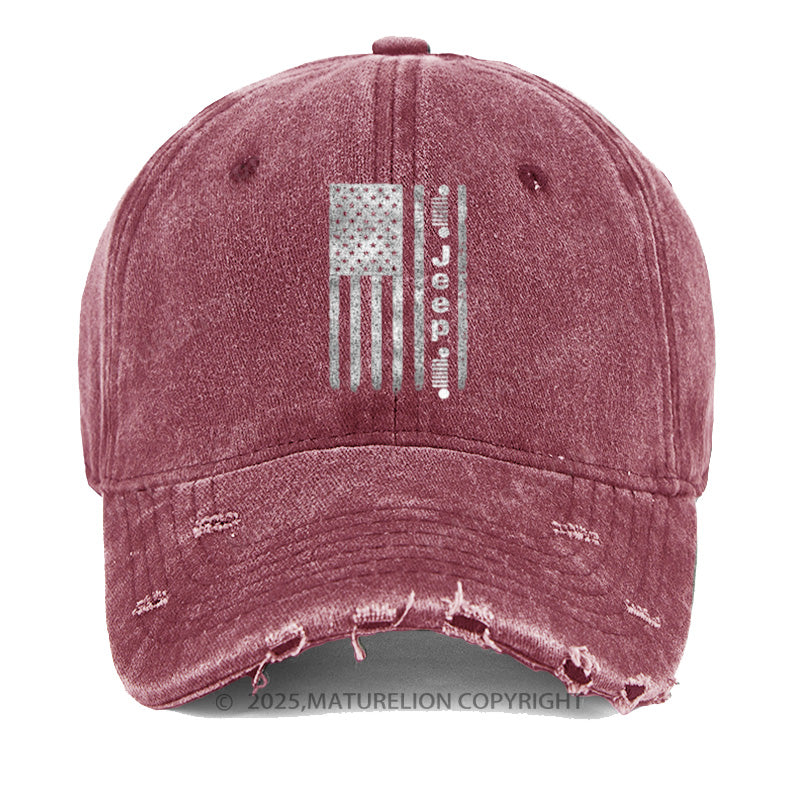 Maturelion American Jeep Washed Vintage Cap