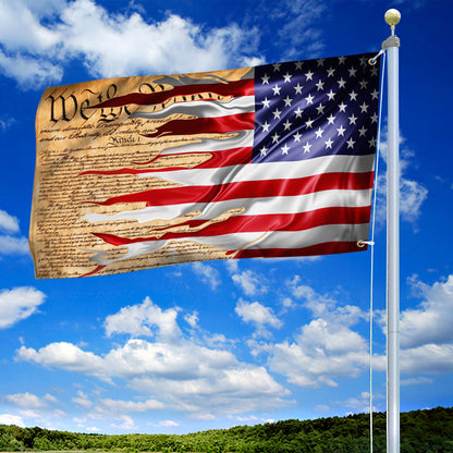 Patriot US Grommet Flag We The People DDH3445GF