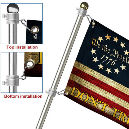 Patriotic Gadsden We The People Don't Tread On Me Grommet Flag MLN2052GF