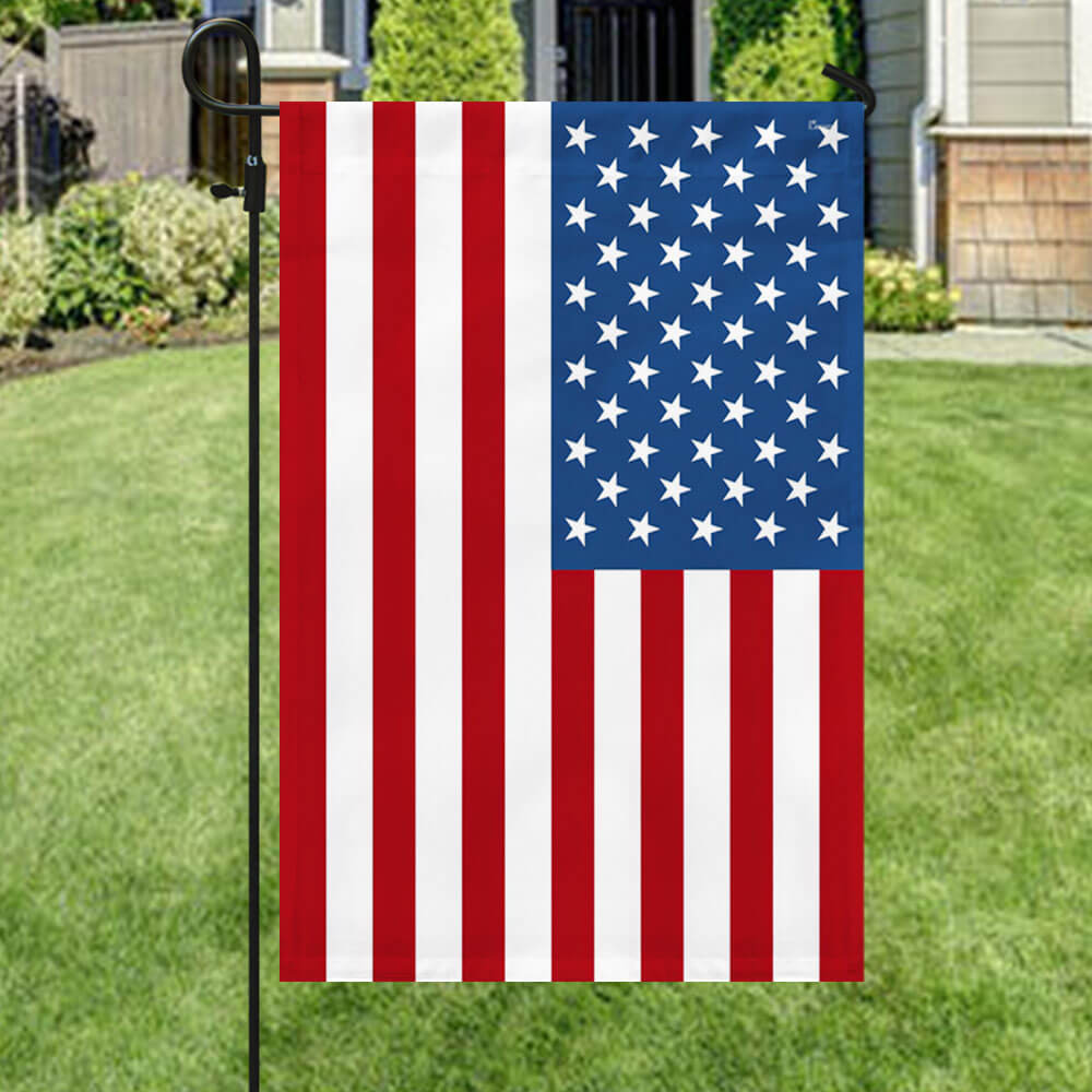 Memorial Day. Remember and Honor Veteran American Eagle Two-Sided Flag TPT776Fv1