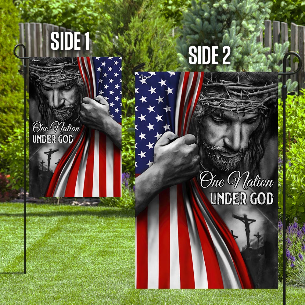 Jesus Flag One Nation Under God Flag TRL06F2