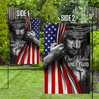Jesus Flag One Nation Under God Flag TRL06F2