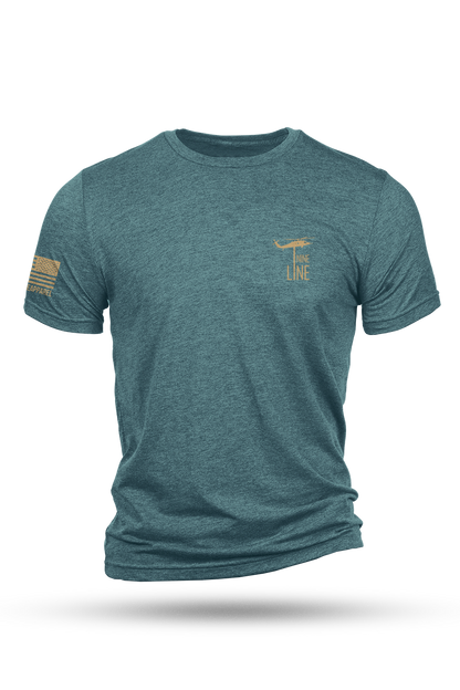 Tan Dropline Logo - T-Shirt