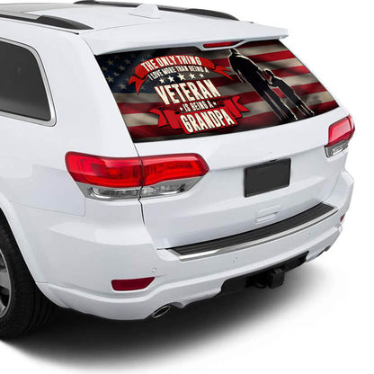 Veteran Grandpa Rear Window Decal THB3847CD