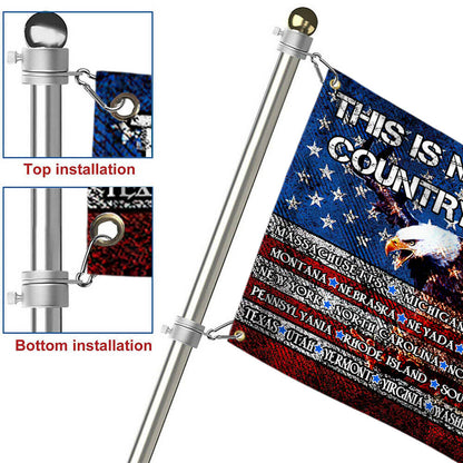 American Patriot Grommet Flag Country NNT195GF