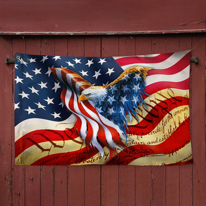 American Eagle Grommet Flag We The People BNN37GF