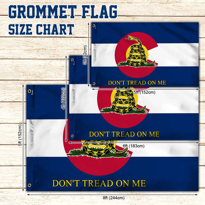 Don't Tread On Me, Colorado Gadsden Flag TPT1167GF