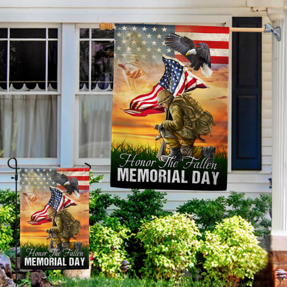 Memorial Day US Veteran Honor The Fallen Flag MLN1236F