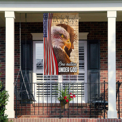 Flagwix American Flag - We The People, One Nation Under God, American Eagle Jesus Flag TPT845F