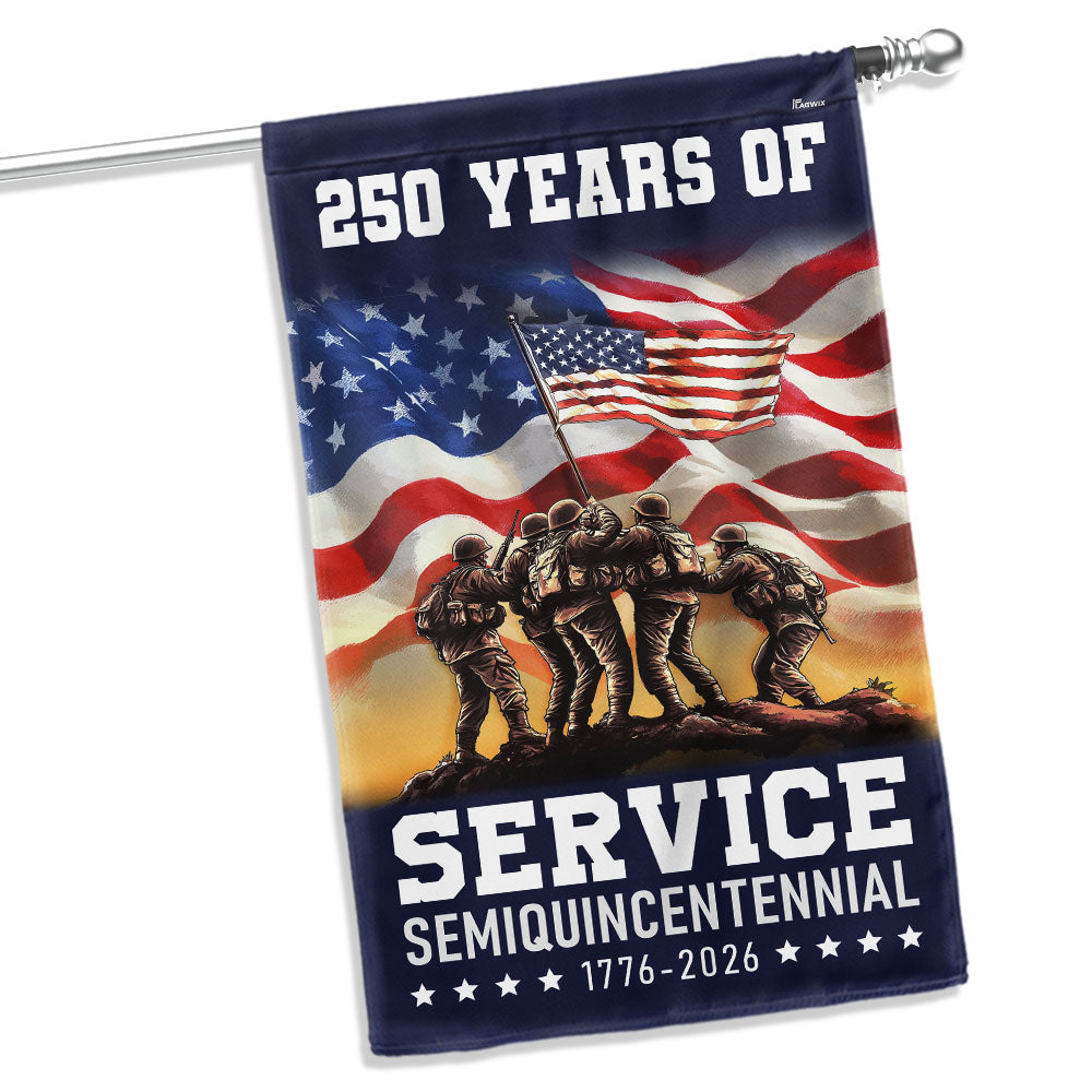 Flagwix American Flag - 250 Years of Service Semiquincentennial 4th of july Flag
