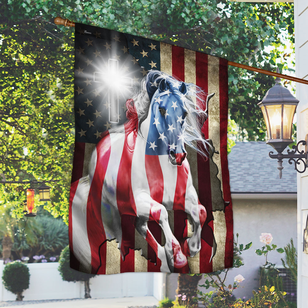 Patriot Horse American Flag MLN349F