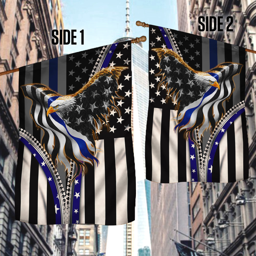American Eagle Flag Thin Blue Line ANT253F