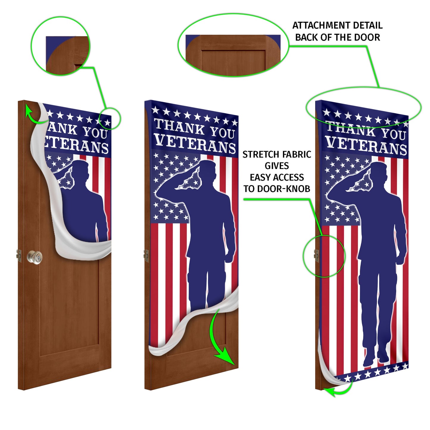 Thank You Veterans Door Cover &amp; Banners TQN1911CB