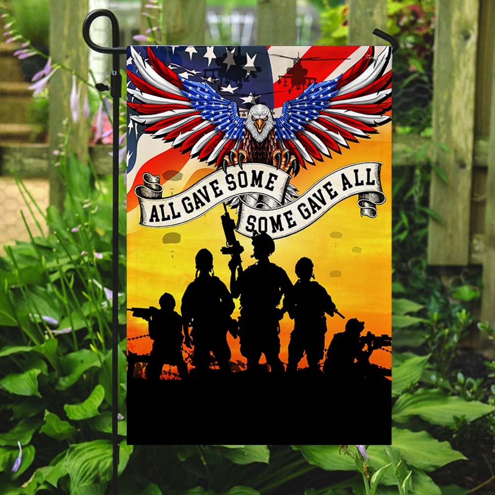 Memorial Day, All Gave Some, Some Gave All, U.S. Veteran Flag TPT637F