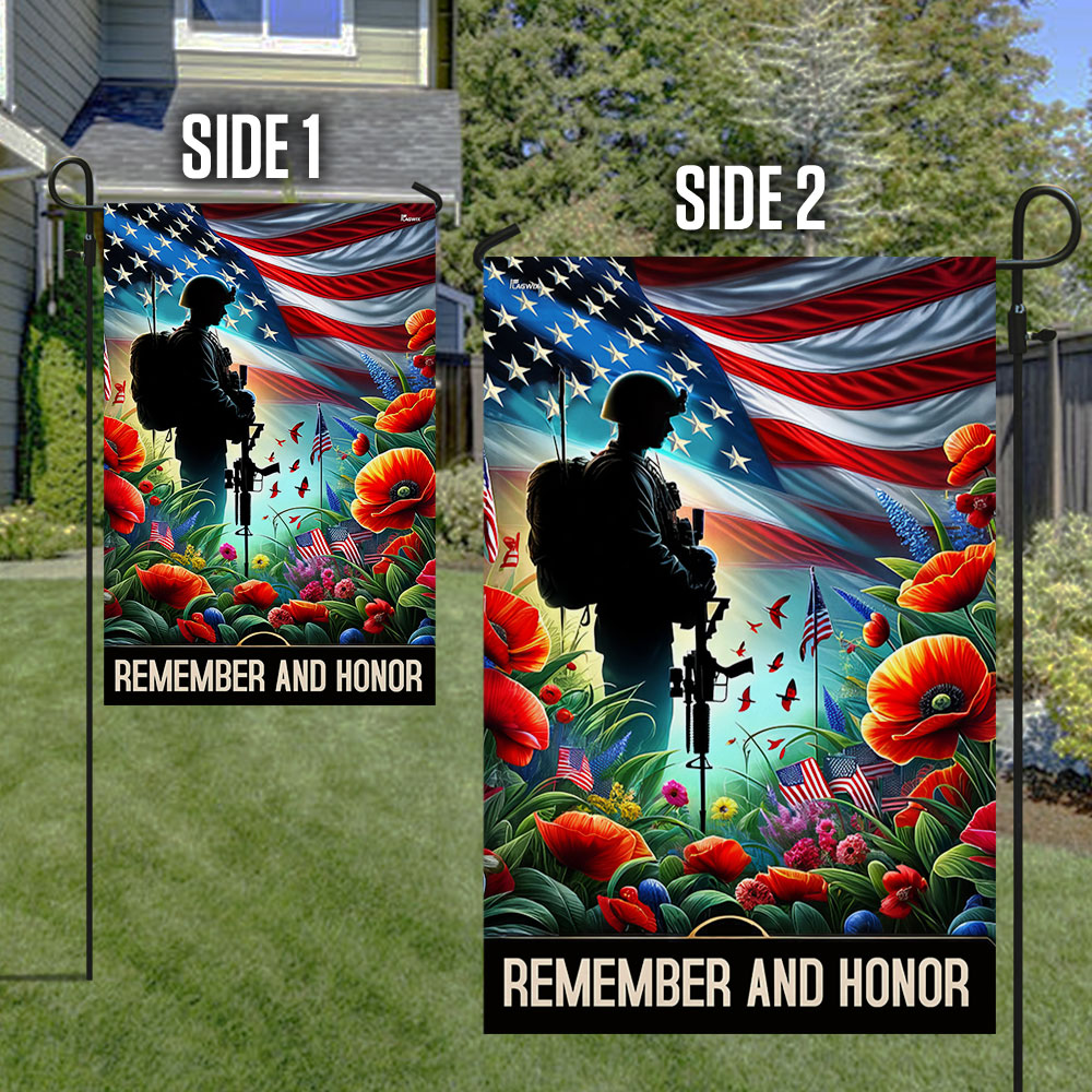 FLAGWIX Veteran Memorial Day Remember and Honor Flag MLN2706F