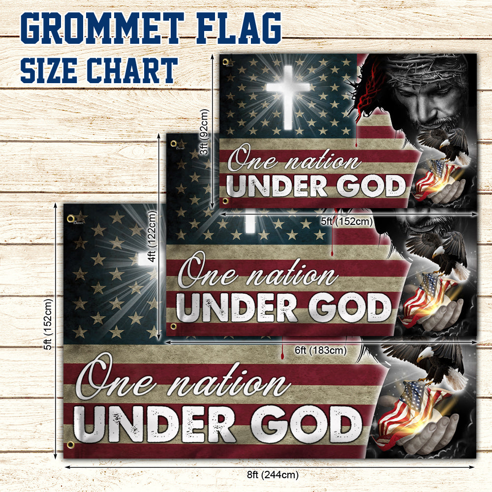 One Nation Under God American Flag THN3850GFv1