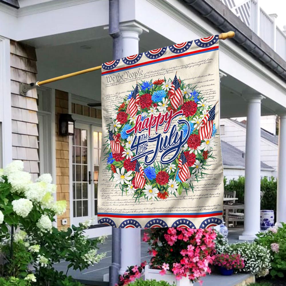 Flagwix American Flag - Happy 4th Of july, We The People American Flag TPT850F