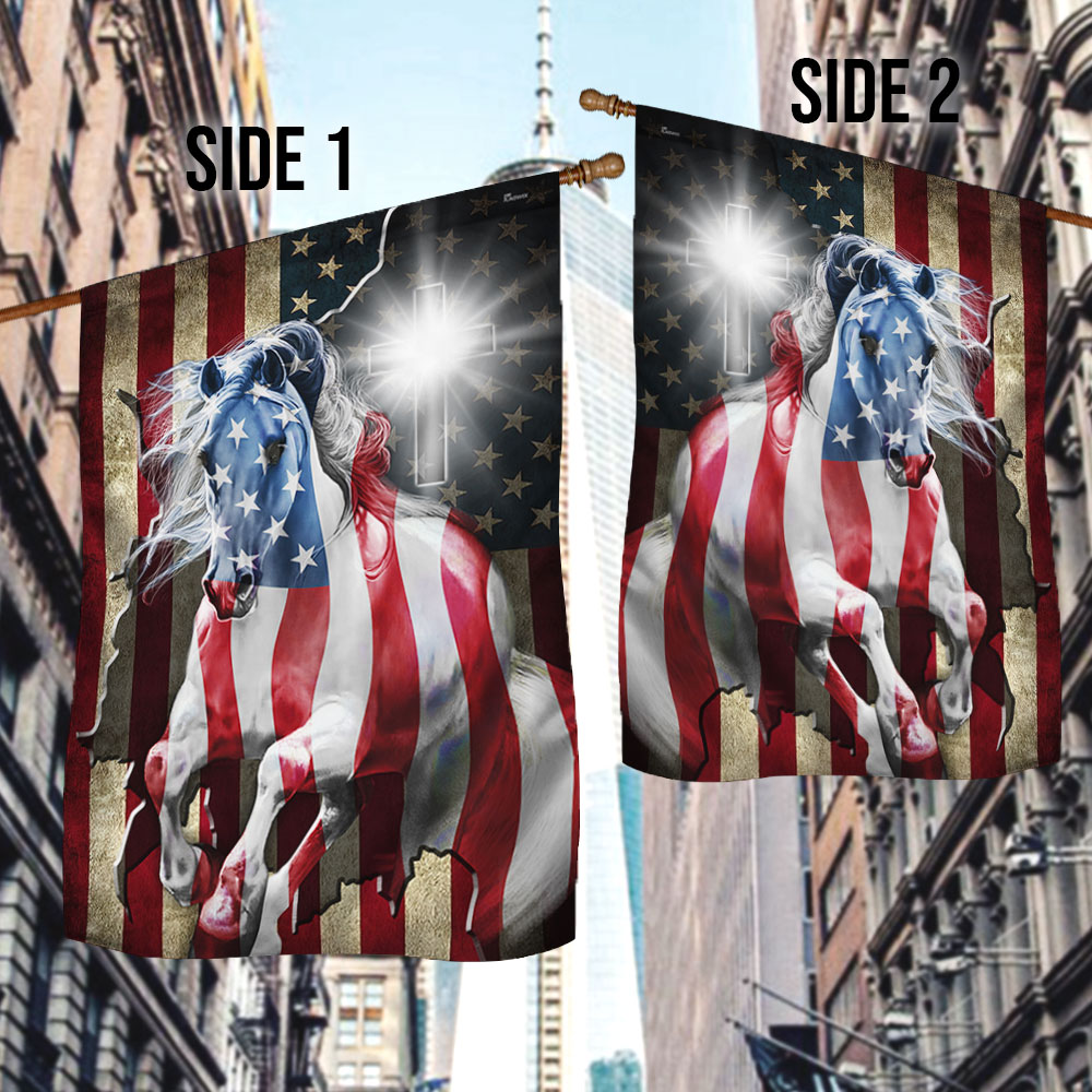 Patriot Horse American Flag MLN349F
