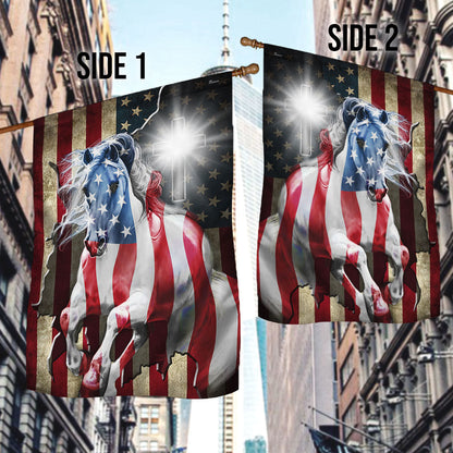 Patriot Horse American Flag MLN349F