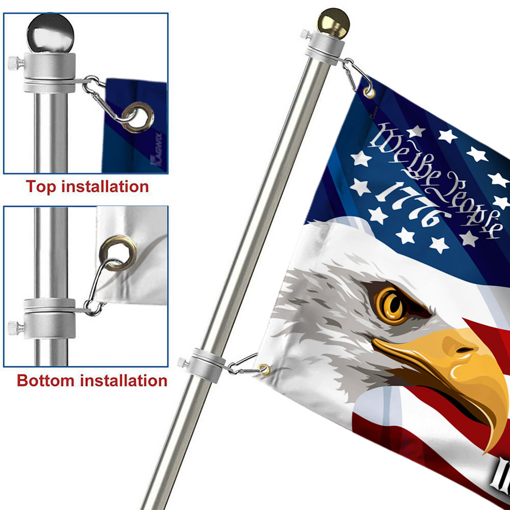 Christian Patriot American In God We Trust Grommet Flag MLN1668GF