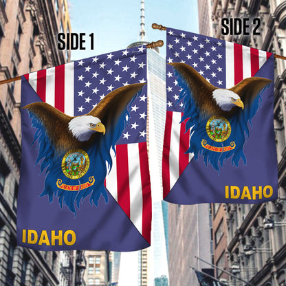 Idaho Flag American Eagle Idaho Flag TRL1748Fv3