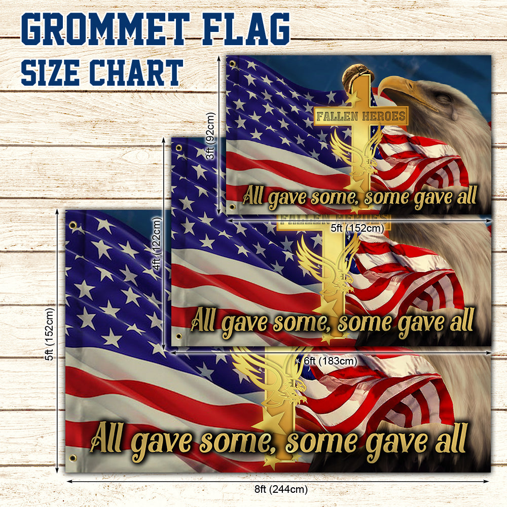 Veteran Grommet Flag All Gave Some, Some Gave All ANT238GF