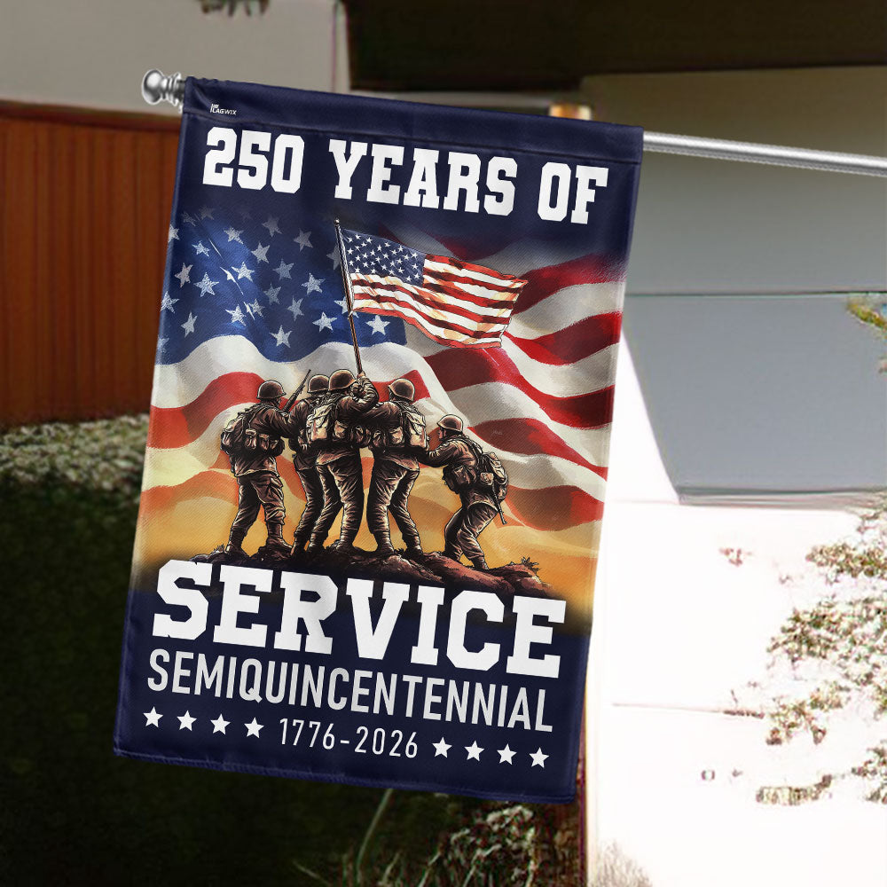 Flagwix American Flag - 250 Years of Service Semiquincentennial 4th of july Flag