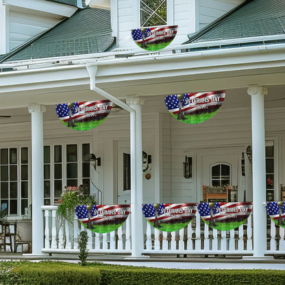 Veterans Day Honoring All Who Served Non-Pleated Fan Flag MLN3986FL