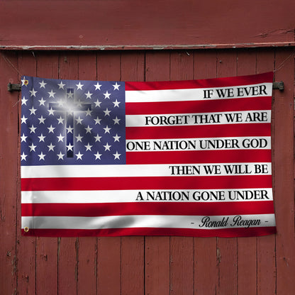One Nation Under God Grommet Flag TQN41GF