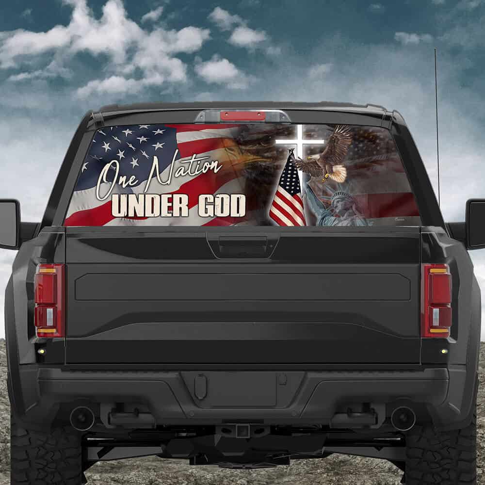 One Nation Under God Rear Window Decal PN262CD